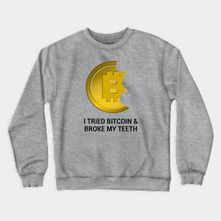 Bitcoin Teeth (light) Crewneck Sweatshirt